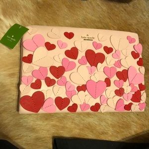Kate Spade heart clutch